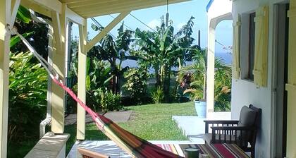 f 2 neuf climatisé vue sur la mer des caraibes
