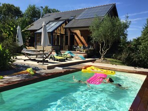 Una piscina climatizada