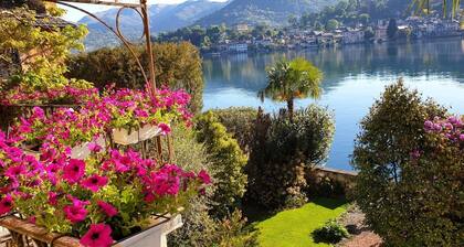Island San Giulio villa , garden, wet dock, , motor boat, private parking box.