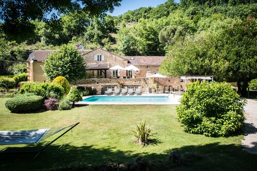 Beautiful Country Home in Large Grounds with Woods Leat and Heated Swimming Pool