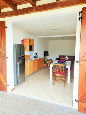 Interior - ❤F2 luxury, sea view, 2 min from beaches, quiet, nature, wifi, air conditioning (Les Anses-d'Arlet)