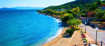 Large group villa with pool, in Attica, Marathon, Sesi beach