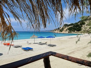 Agi Kiraki Beach with boat and jet ski hire -  Kefalonia Villa Getaway in Zola: Pool, Views and Beach Just Minutes Away (Kefallonia)