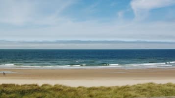 Vlak bij het strand