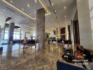 Lobby - Affordable self-catering inside Beach Hotel, Sharm El-shikh, Egypt  (sharks bay)
