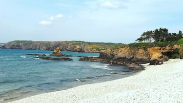Vlak bij het strand