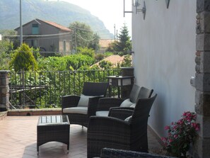 Terrace/patio - sea ​​view apartment in Sant'agnello Sorrento (Sant'agnello)