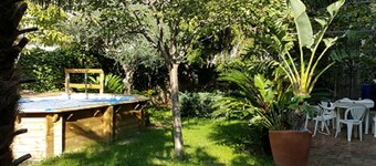 character house in the heart of the village