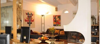 character house in the heart of the village