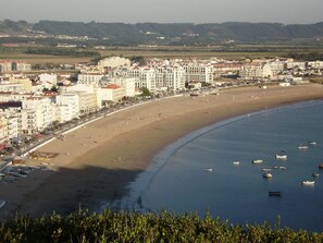 Beach nearby, sun loungers