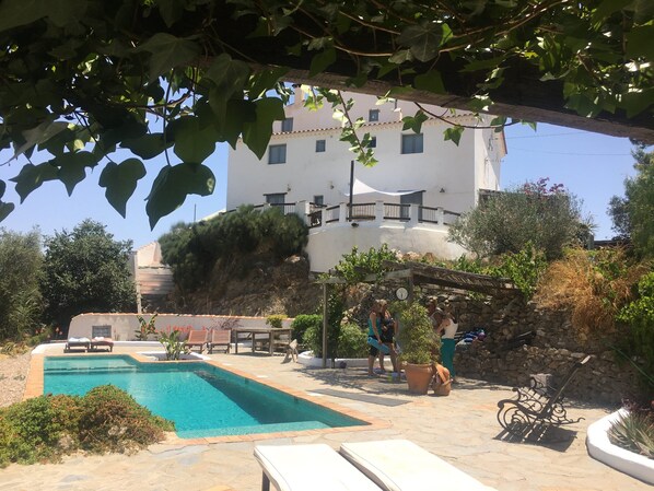 Outdoor pool - Traditional farmhouse in rural Spain with fantastic pool- 5 mins from village (Lubrin)