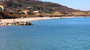 Una spiaggia nelle vicinanze, teli da spiaggia