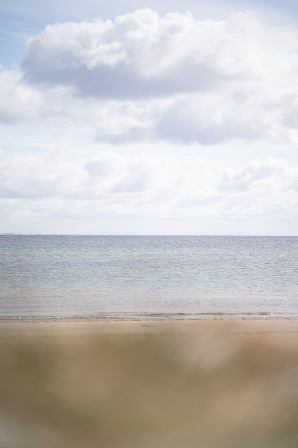 Beach nearby, sun-loungers