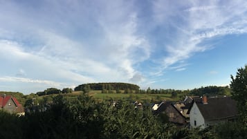 Blick von der Unterkunft