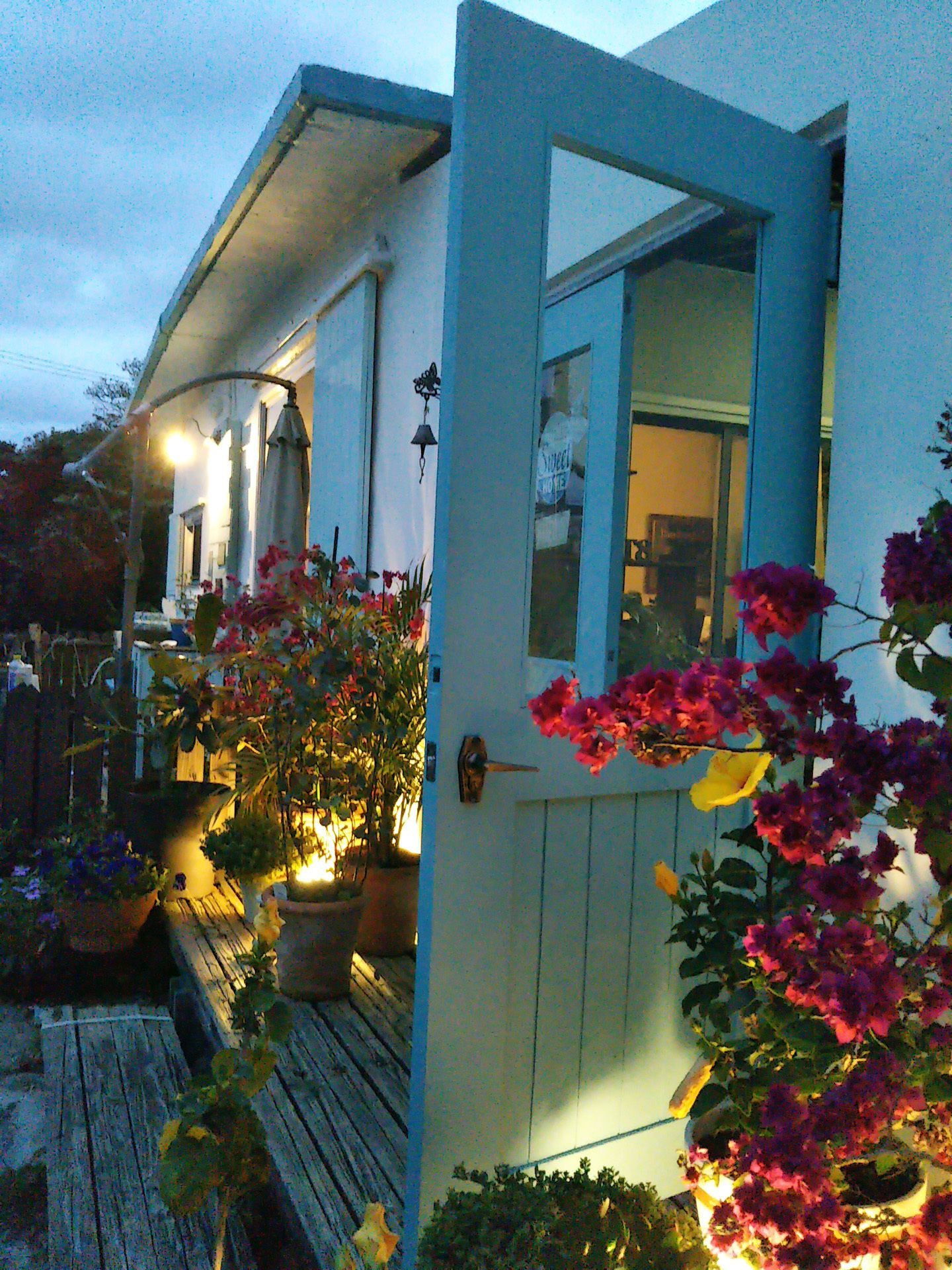 Entrada de la propiedad