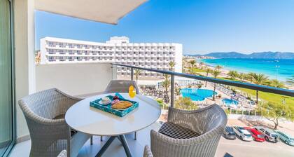 Sa Maniga - LUXUS Apartm. 5.Etage gigantischer Meerblick, bis 4Pers., WLAN