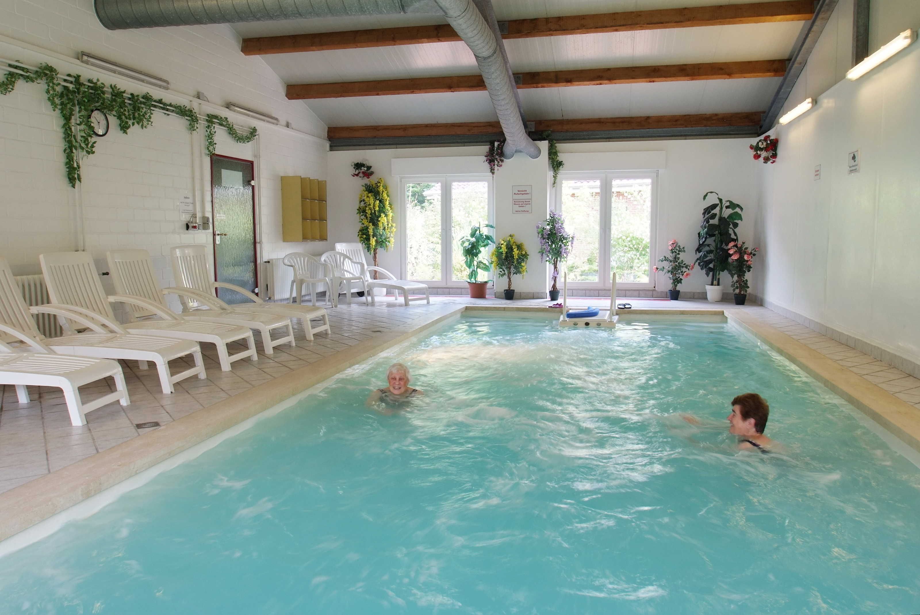 Indoor pool, a heated pool