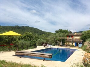 Una piscina climatizada