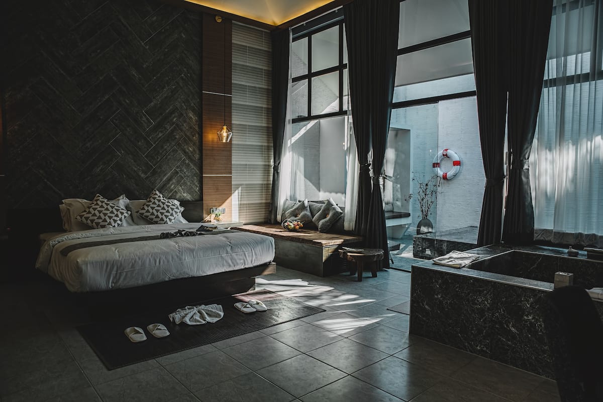 Villa with Private Pool | 1 개의 침실, 객실 내 금고, 책상, 암막 커튼