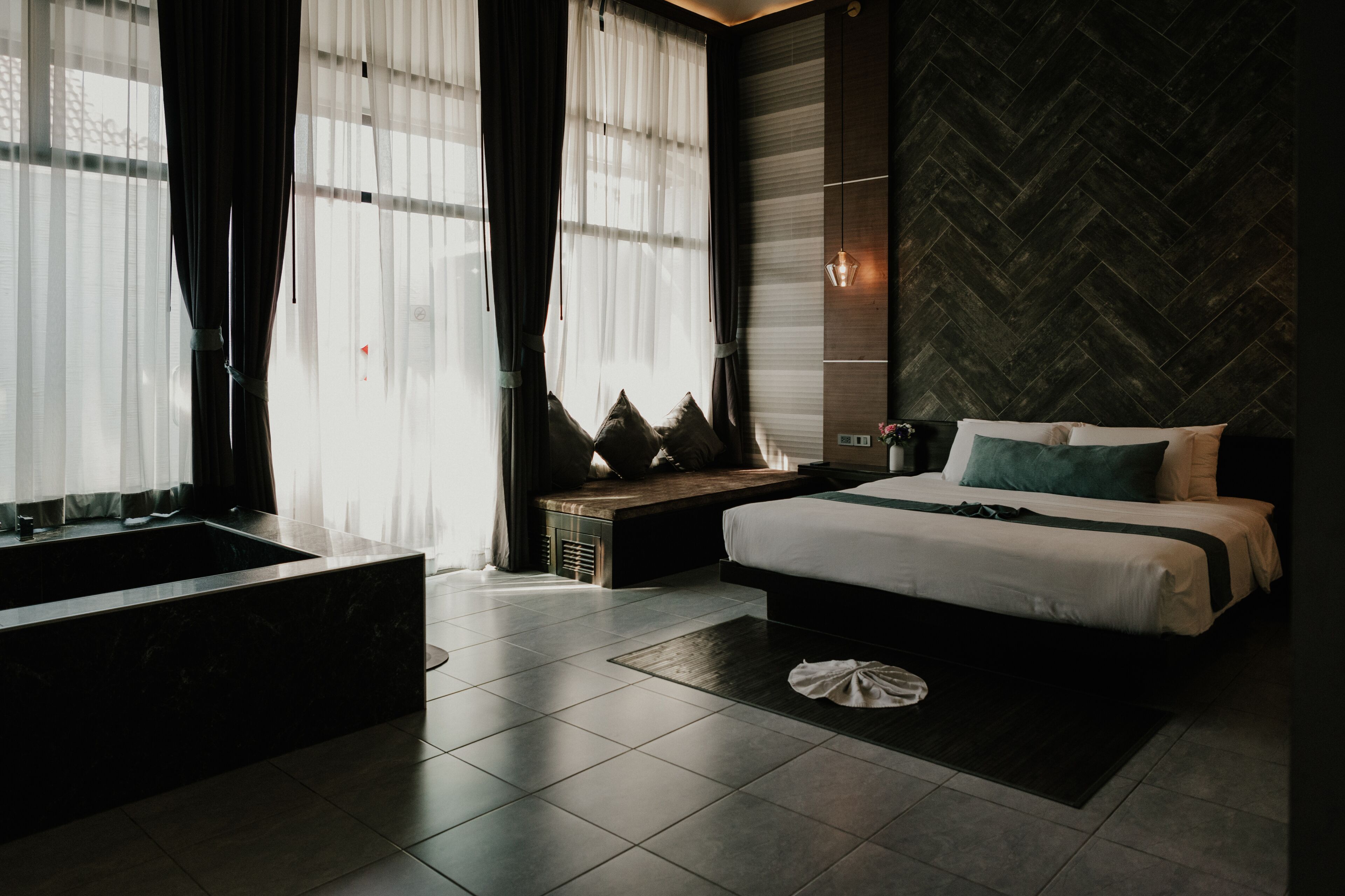 villa with private pool | 1 bedroom, in-room safe, desk, blackout curtains