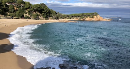 1km from the beach, magnificent sea view, swimming pool, parking and WIFI