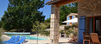 Mas rustige locatie voor 8 personen met prive zwembad  