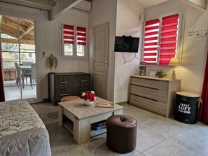 TV, books - Country cottage in Futuroscope country/ Shared swimming pool (Gizay)