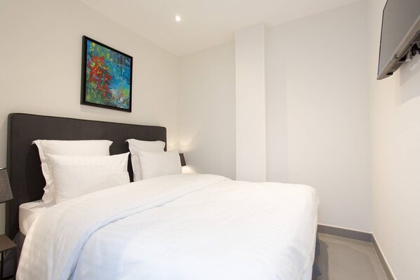 1 bedroom, iron/ironing board, WiFi, bed sheets - Palais Miramar: 1 bed side sea view (Cannes)