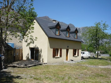 Vue du fond du jardin