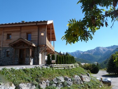 LARGE INDIVIDUAL CHALET CLASS 4 STARS, SUNNY, QUIET;