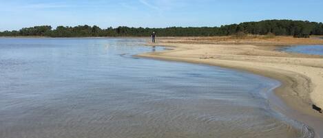 Beach nearby, sun-loungers