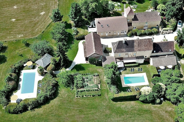 Le Clos Vallis - vue aérienne