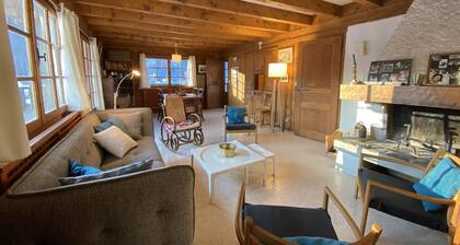 Pretty Savoyard wooden chalet, 5 minutes from the village center, south-facing terrace