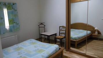 2 chambres, lit parapluie, Wi-Fi