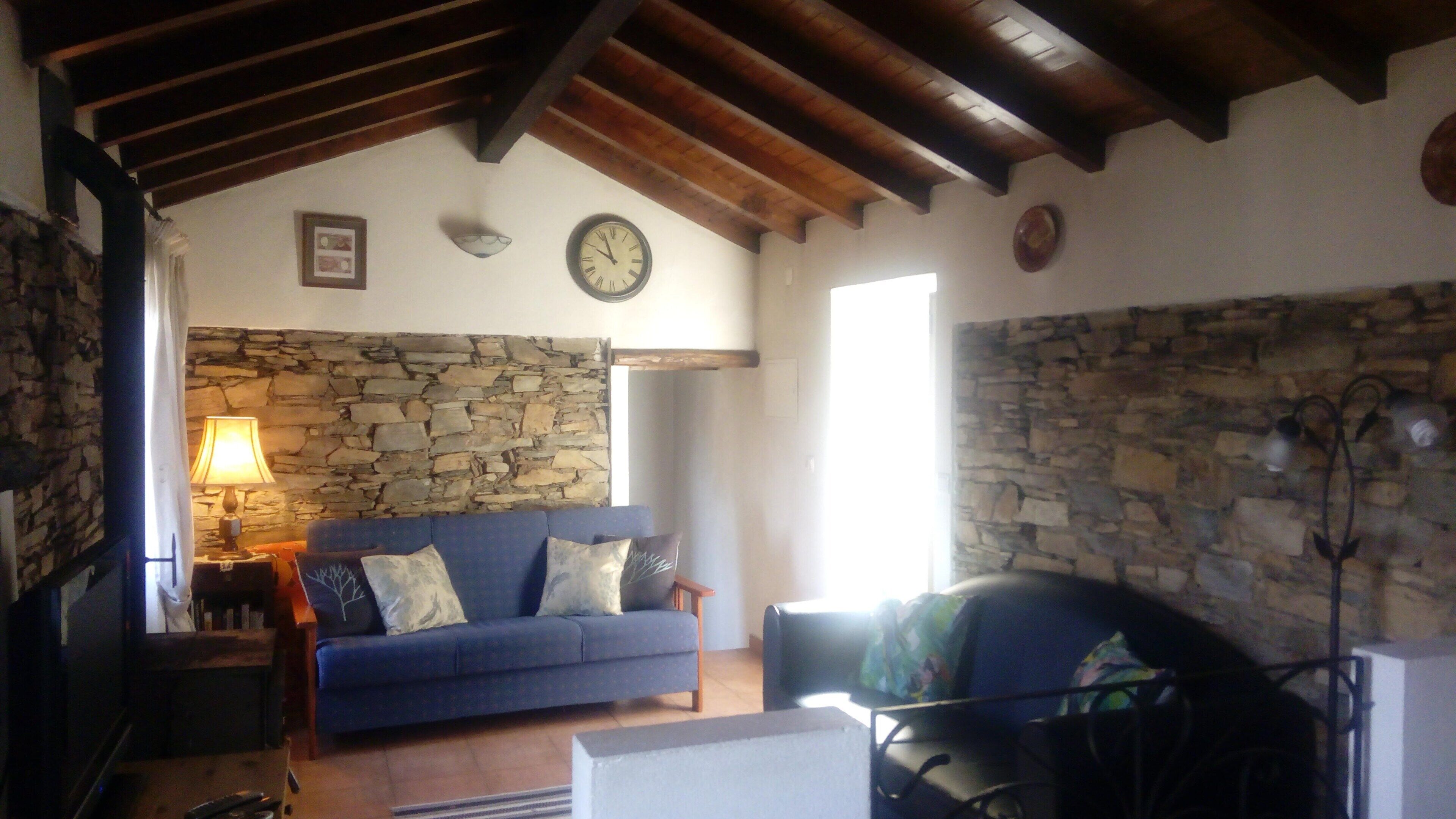 TV, DVD player, books, music library