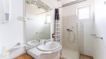 Shower, hair dryer