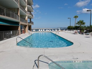 Indoor pool, a heated pool
