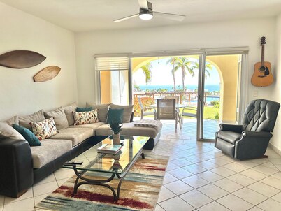 Quiet and SECURE 2 bedroom Condo adjacent to the fairway at Cabo Real Great View