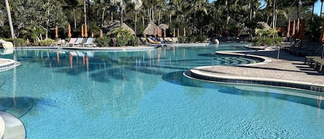 Una piscina climatizada
