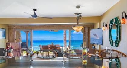 Charming 3 BR Puamana Oceanfront in private gated community