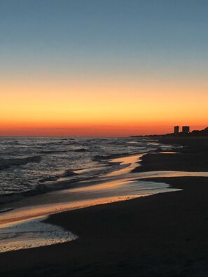 On the beach