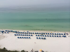 On the beach, beach towels - HEART OF C 30A! GULF FRONT CONDO, POOL! SLEEPS 6! (Santa Rosa Beach)