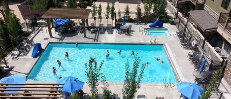 Una piscina climatizada