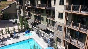 A heated pool - Wyndham Park City 2 BR Deluxe Ski in/Ski out. (Park City)
