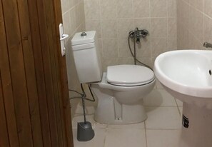 Habitación estándar, para fumadores | Baño | Regadera, amenidades de baño gratuitas, secadora de cabello, toallas