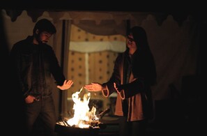 Fireplace - Karhandla Farm and Resort (Bhiwapur)