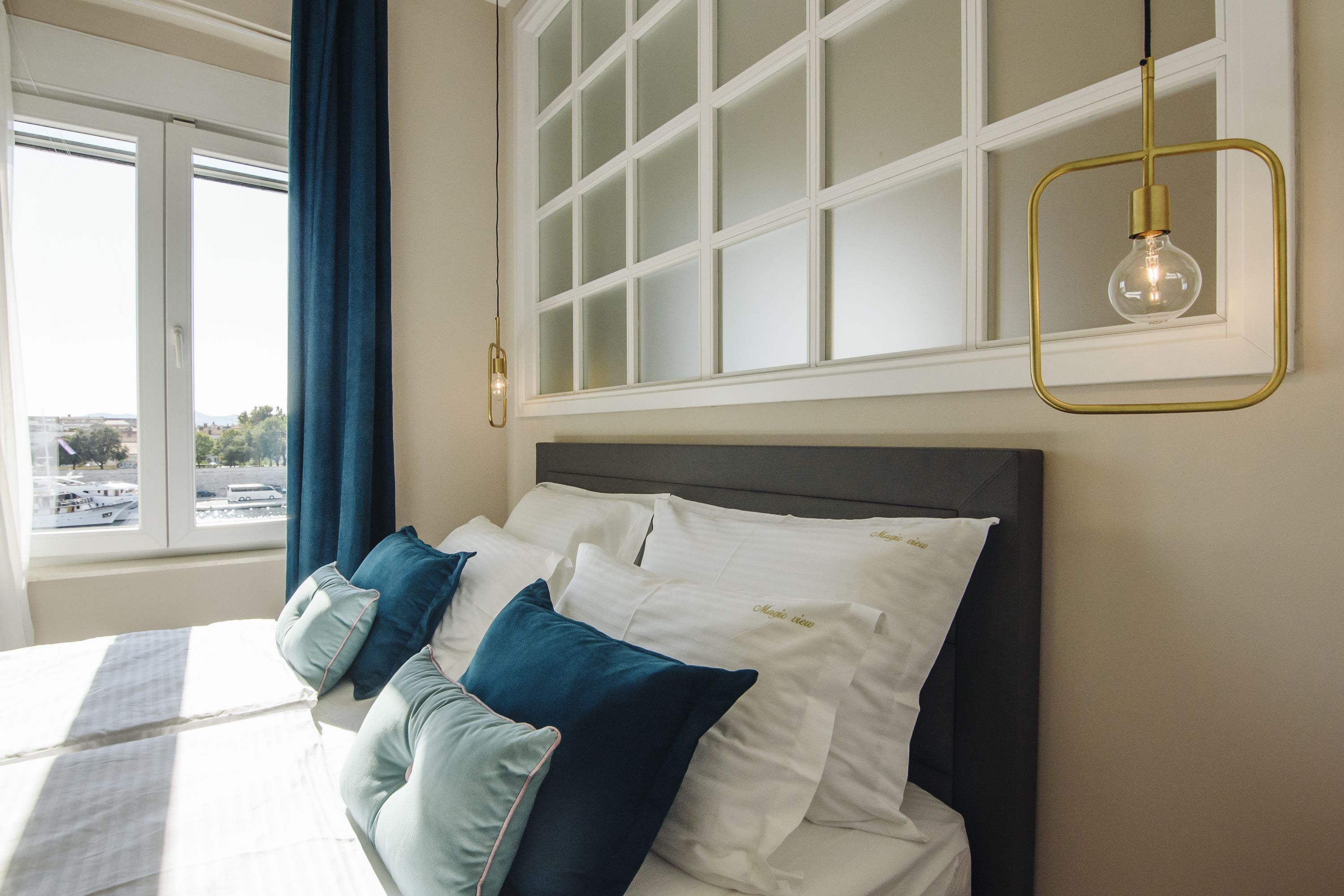 deluxe apartment, 1 king bed with sofa bed, sea view | 1 bedroom, premium bedding, down duvets, memory-foam beds