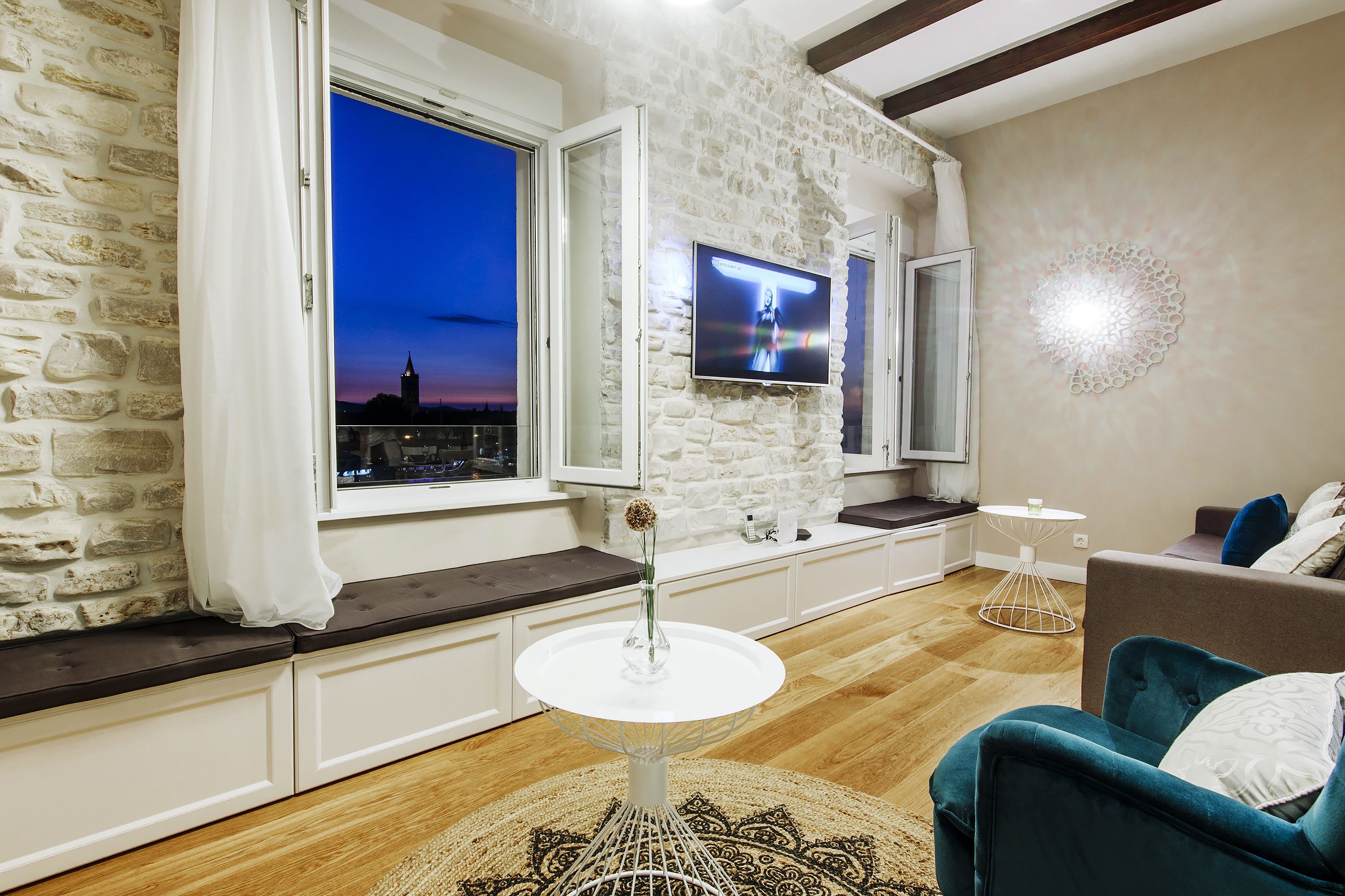 superior apartment, 1 king bed with sofa bed, non smoking | living area | smart tv, video game console