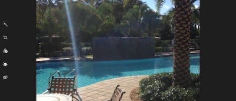 Una piscina riscaldata