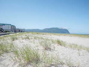 On the beach